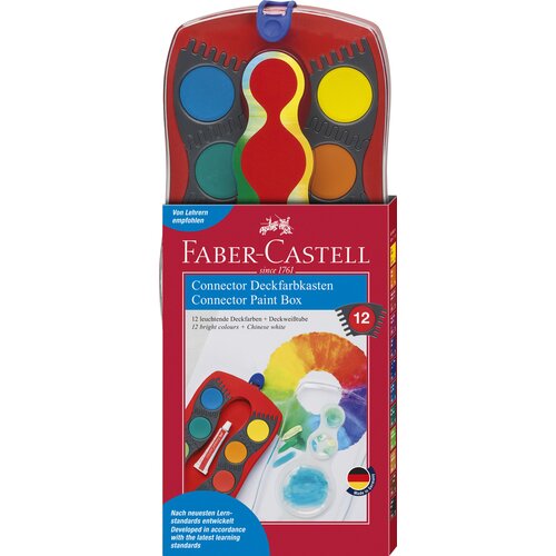 Faber Castell - Vodene Bojice Connector 1/12 Crvene